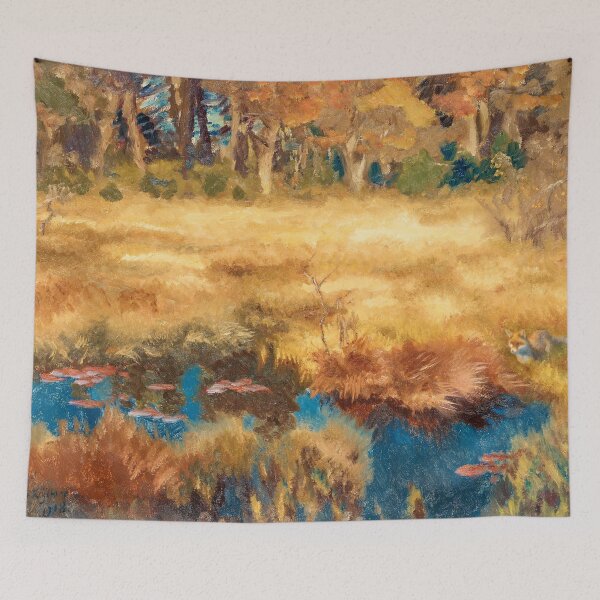 Item preview, Autumn Landscape with Fox, by Bruno Liljefors designed and sold by Irina Polyanskaya.