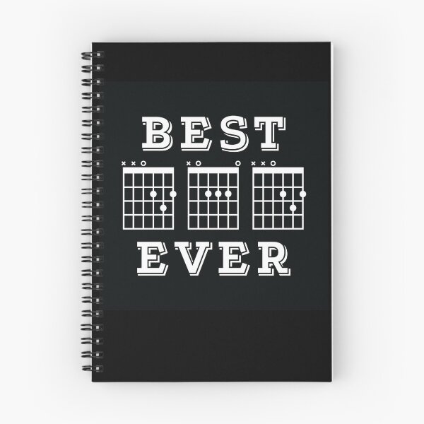 Item preview, Best Dad Ever Guitar Dad Chords Tab Dark Theme Sticker designed and sold by allysonhat.