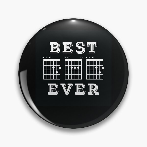 Item preview, Best Dad Ever Guitar Dad Chords Tab Dark Theme Sticker designed and sold by allysonhat.