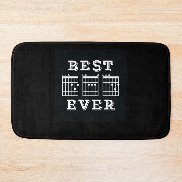 Item preview, Best Dad Ever Guitar Dad Chords Tab Dark Theme Sticker designed and sold by allysonhat.
