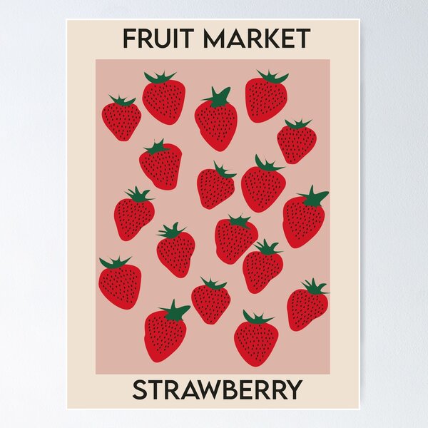 Item preview, Fruit Market Strawberry designed and sold by lucentartshop1.