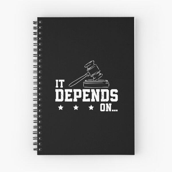 Item preview, It Depends On Funny Lawyer Student designed and sold by StrongShirts.