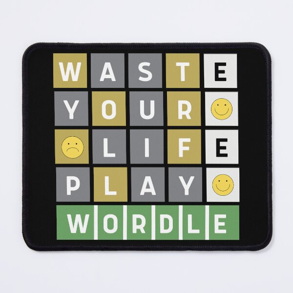 Item preview, Waste Your Life Play Wordle - Designs by derickquince designed and sold by DerickQuince.