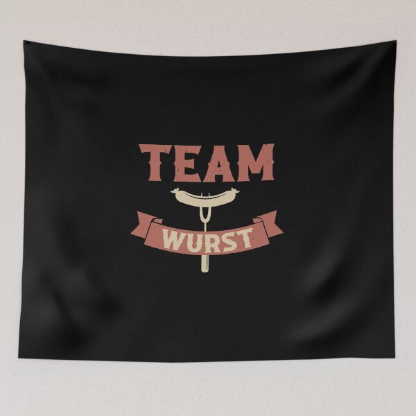 Item preview, Team Wurst Funny Sausage BBQ Bratwurst designed and sold by StrongShirts.