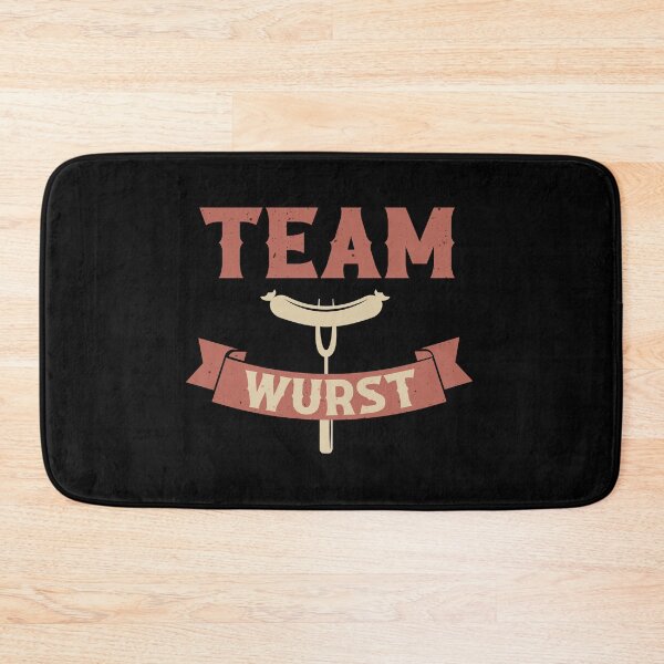 Item preview, Team Wurst Funny Sausage BBQ Bratwurst designed and sold by StrongShirts.