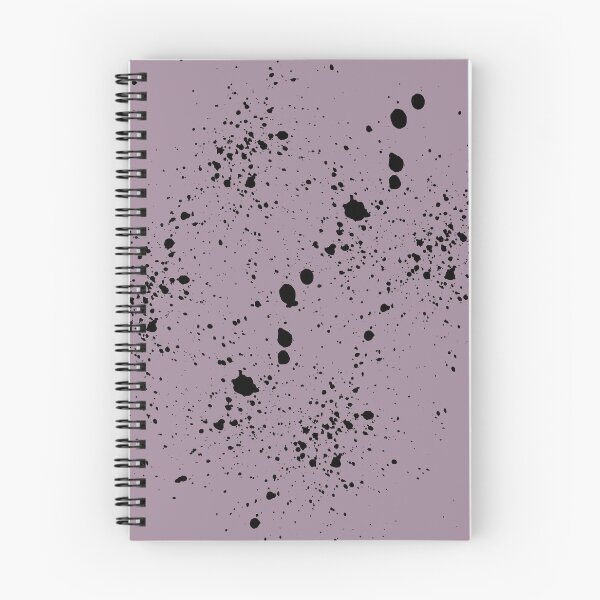 Item preview, Splattered Ink Spots Black and White Splattered spots Pattern designed and sold by jkernz.