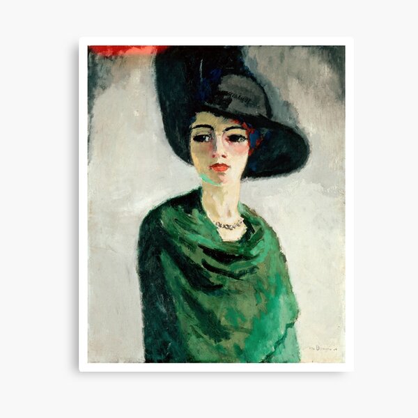 Item preview, Woman in a Black Hat by Kees van Dongen, 1908 designed and sold by ArtioStudio.