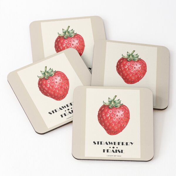 Item preview, Strawberry Illustration, Fruit Market  designed and sold by lucentartshop1.