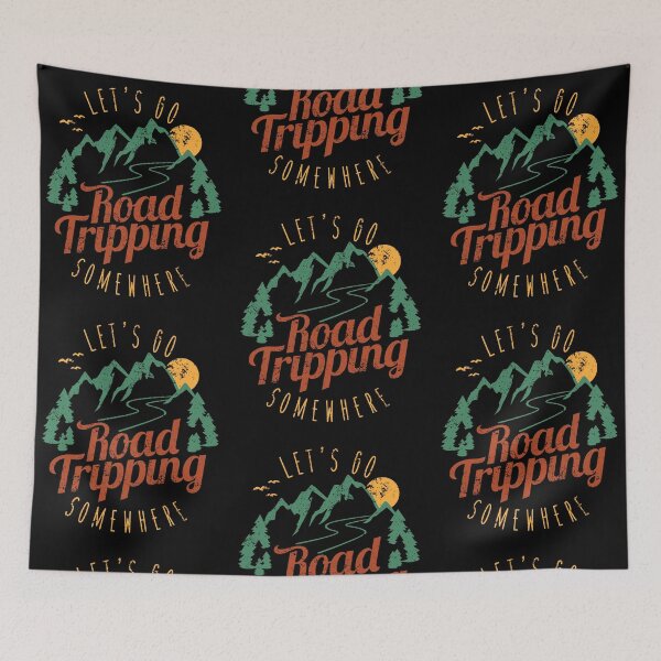 Item preview, Let's Go Road Tripping Somewhere - Travel T-shirt designed and sold by VomHaus.