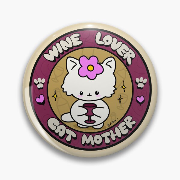 Item preview, Wine Lover Cat Mother designed and sold by Cyndi Carlson Draws.
