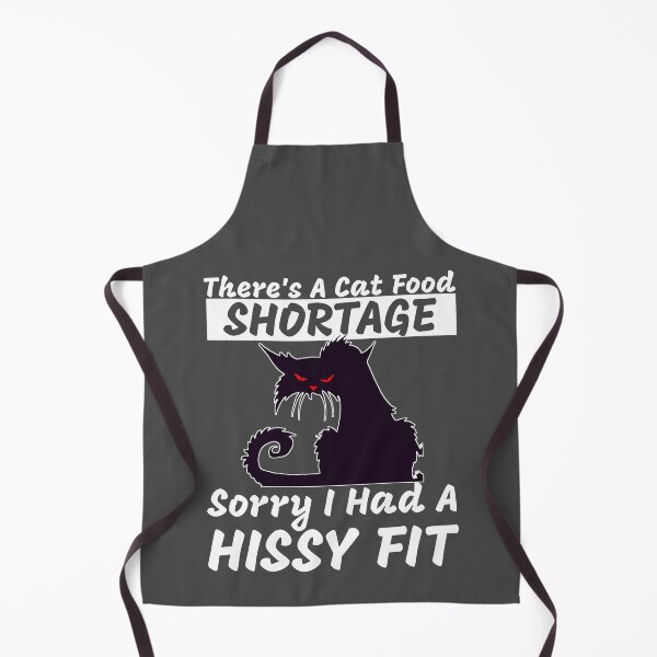 Item preview, Funny Cat Lover Cat Food Shortage Angry Cat Hissy Fit designed and sold by CharJens.