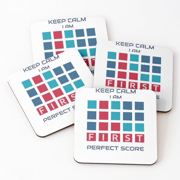 Item preview,  Keep calm i am first perfect score- wordle designed and sold by Teo13.