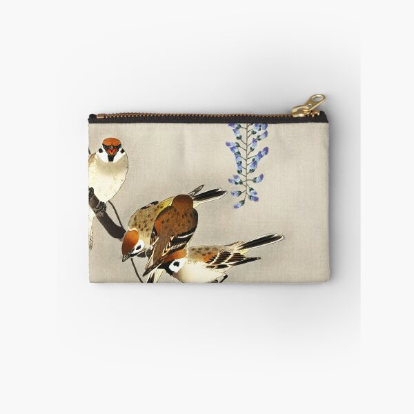 Item preview, Ring sparrows at wisteria, japanese art designed and sold by vanyadesign.