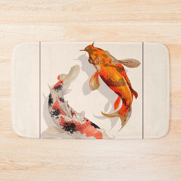 Item preview, Koi Fish Illustration designed and sold by lucentartshop1.