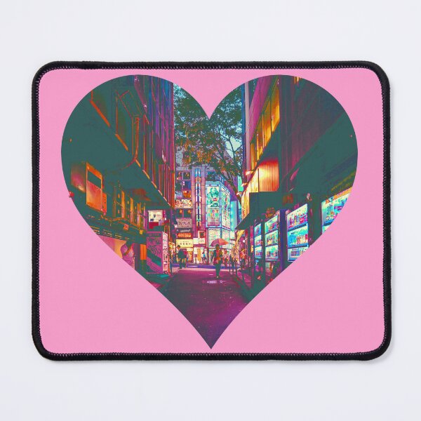 Item preview, Neon Tokyo Heart designed and sold by sewohayami.