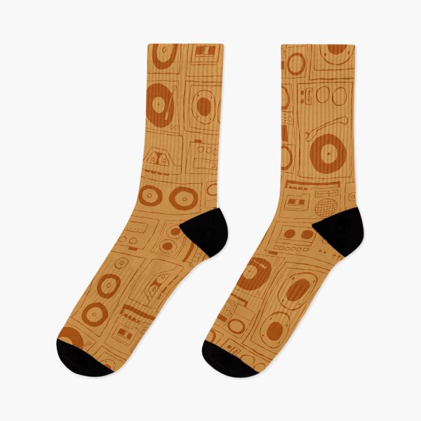 Item preview, Vintage Music Players - 70s brown colorway designed and sold by designhalffull.