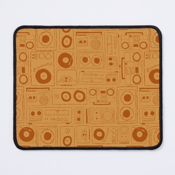 Item preview, Vintage Music Players - 70s brown colorway designed and sold by designhalffull.