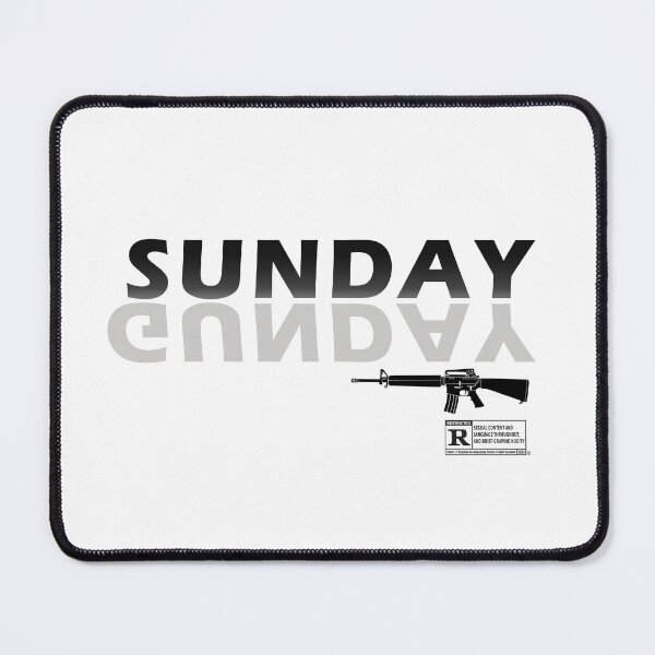 Item preview, Sunday Gunday Gun Military Firearm Funny designed and sold by 9un5.