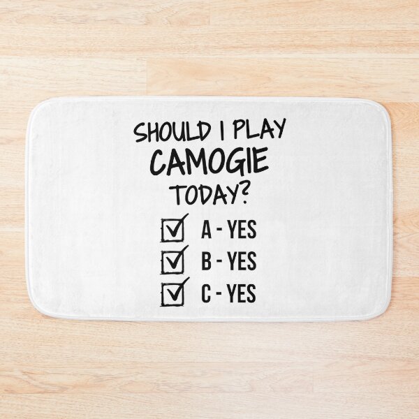 Item preview, Should I play camogie today? designed and sold by TheGreenGoat.