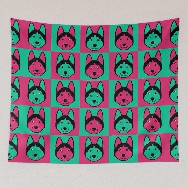 Item preview, Dog face patterns  designed and sold by CoolArtByMboya.