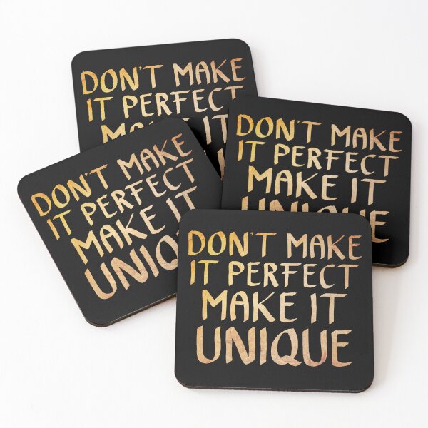 Item preview, Don't Make it Perfect, Make it Unique   designed and sold by ACC .