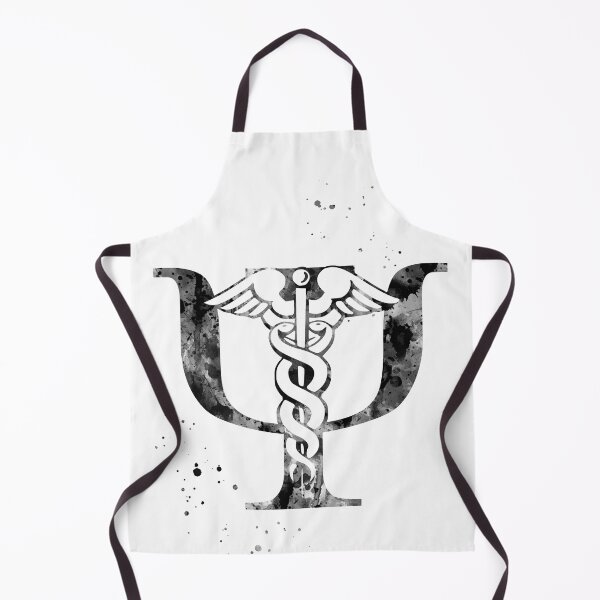 Item preview, Psychiatry Symbol Psi and Rod of Asclepius designed and sold by EvasDreams.