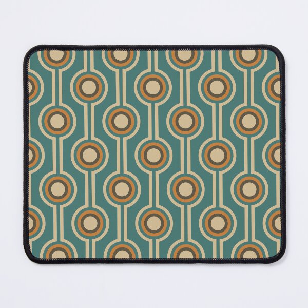 Item preview, Sirkel, 60s Circle Shape Seamless Retro Pattern in Retro Color Scheme designed and sold by BesanoStyle.