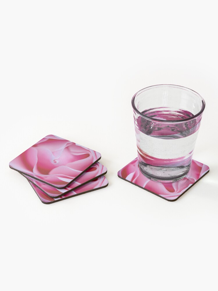 Thumbnail 2 of 5, Coasters (Set of 4), Rose designed and sold by blackmamba5.