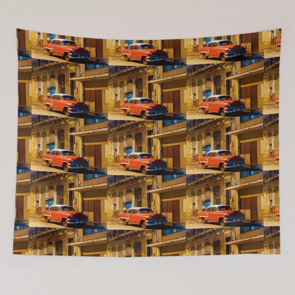Item preview, Classic American car at Dawn, Havana, Cuba designed and sold by buttonpresser.