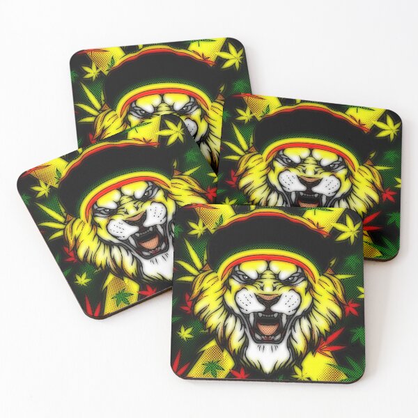 Item preview, Reggae Music Rasta Jamaican Flag Leon Graphic designed and sold by MyFavorTee.