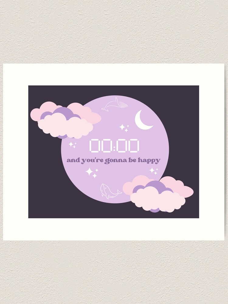 BTS Zero O'clock Lyrics Beautiful Quote Wall Art 