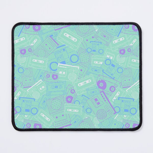 Item preview, Vintage Cassette Players - 80s neon teal colorway designed and sold by designhalffull.