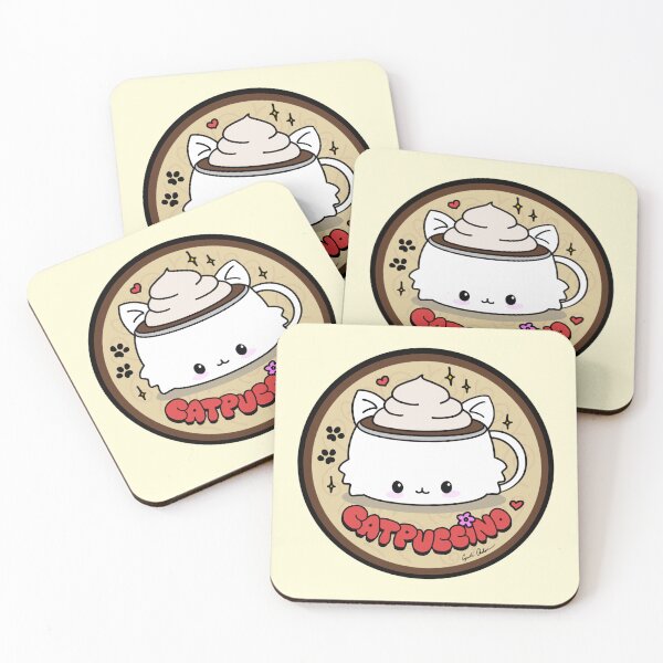 Item preview, Catpuccino designed and sold by Cyndi Carlson Draws.