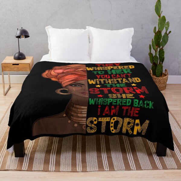Item preview, She Whispered Back I Am The Storm Black History Month Gifts designed and sold by alexquang.