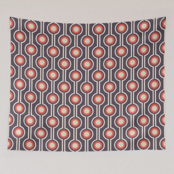 Item preview, Sirkel, 60s Circle Shape Seamless Retro Pattern in Retro Color Scheme designed and sold by BesanoStyle.