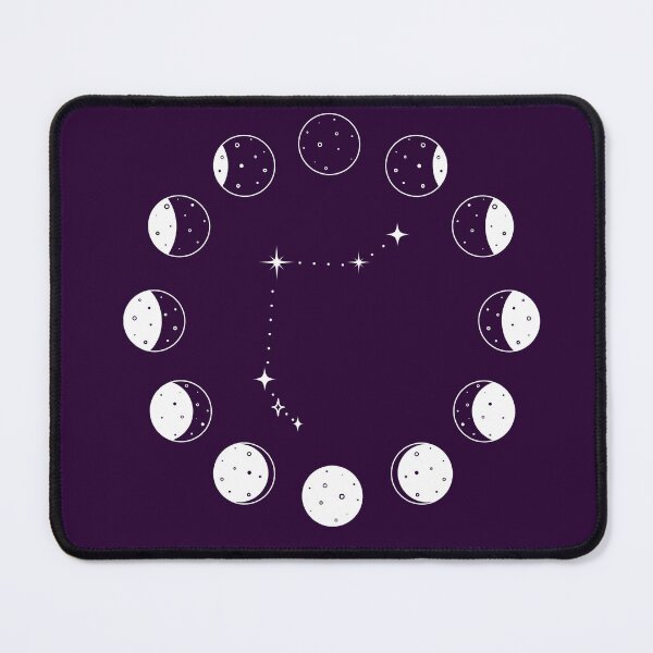 Item preview, constellation zodiac sign Aries moon phases designed and sold by astroful.