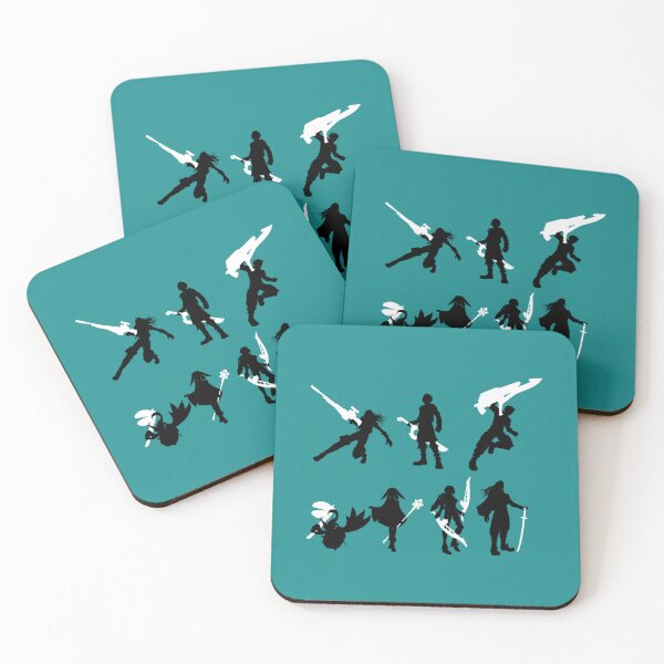 Item preview, Xenoblade party silhouette (ver. 2)   designed and sold by MazalFine.