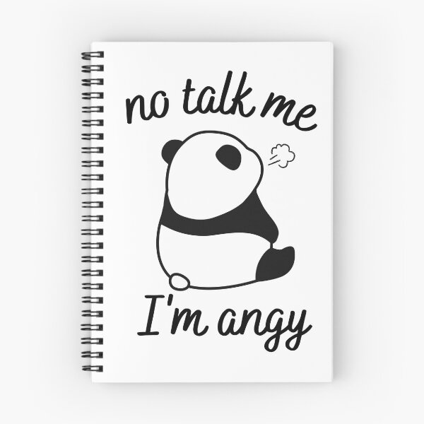 Item preview, Don't Talk To me I'm angy | Cute Panda designed and sold by Africrafts.