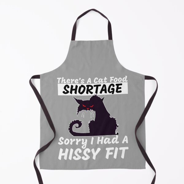 Item preview, Funny Cat Lover Cat Food Shortage Angry Cat Hissy Fit designed and sold by CharJens.