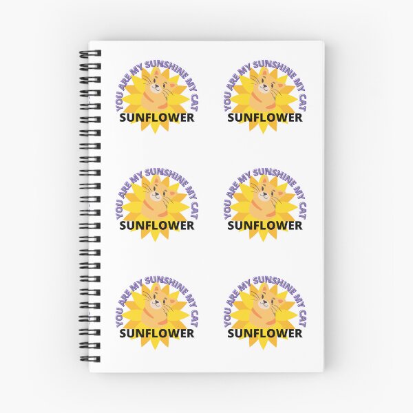 Item preview, You Are My Sunshine Cat Sunflower designed and sold by salasiya.