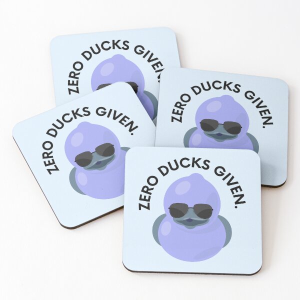 Item preview, Zero Ducks Given - Funny Quote for Abnormal People designed and sold by alchemytree.