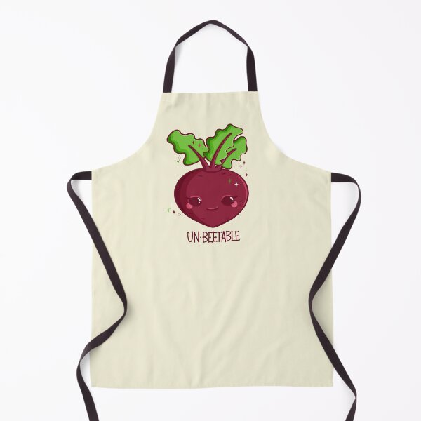 Item preview, Cute “UN-BEETABLE” happy kawaii beet designed and sold by Cyndi Carlson Draws.