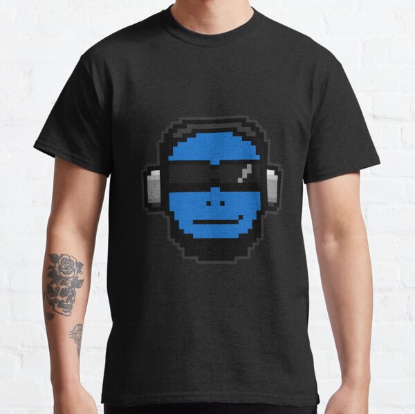 8 Bit Music Head Classic T-Shirt