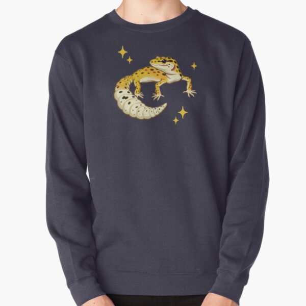 Sparkly Leopard Gecko Pullover Sweatshirt