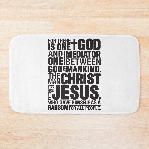 Item preview, 1 Timothy 2:5-6 The Man Christ Jesus designed and sold by plushism.