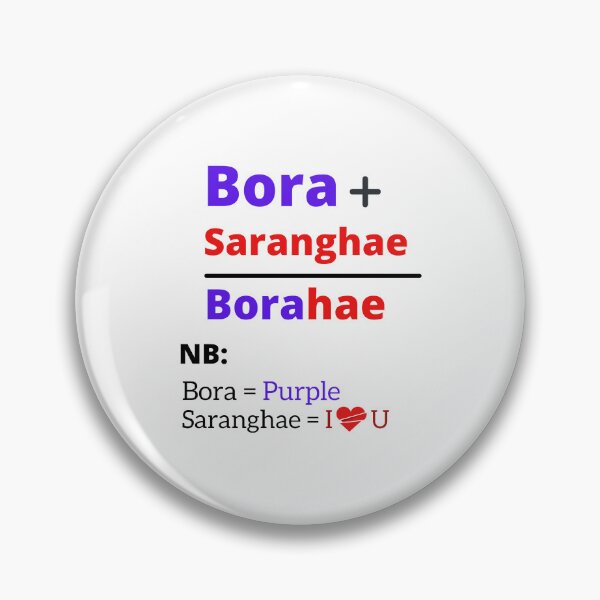 Item preview, Not Very Borahae (Borahae Meaning) designed and sold by samfromsamuel ⭐⭐⭐⭐⭐.