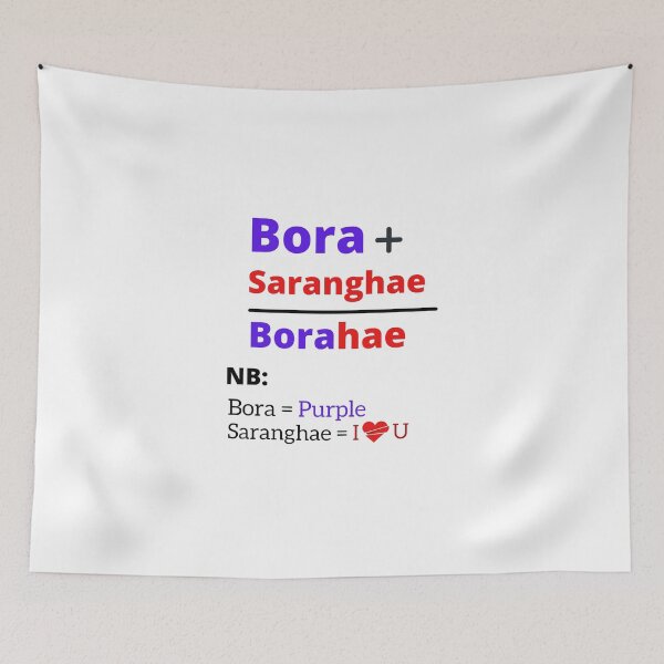 Item preview, Not Very Borahae (Borahae Meaning) designed and sold by samfromsamuel ⭐⭐⭐⭐⭐.
