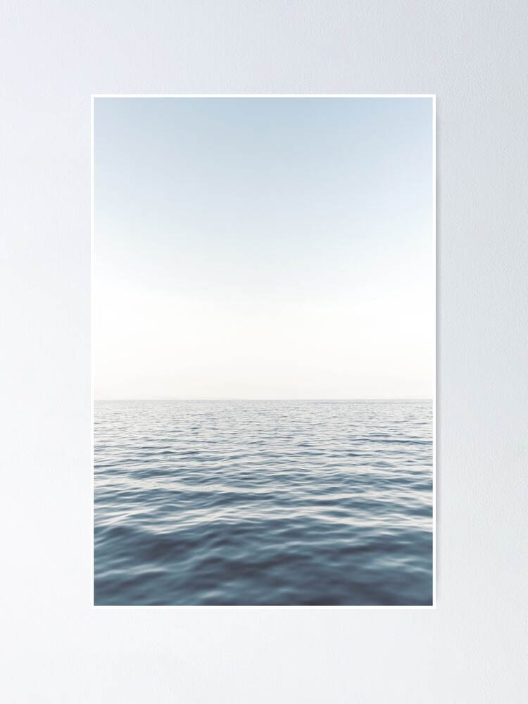 WATER RIPPLES SEA OCEAN Art Print Poster Relaxing Relaxation Pictures Wall Decor