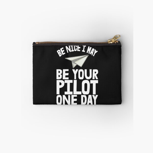 Item preview, Be Nice I May Be Your Pilot One Day Paper Plane designed and sold by Bendthetrend.