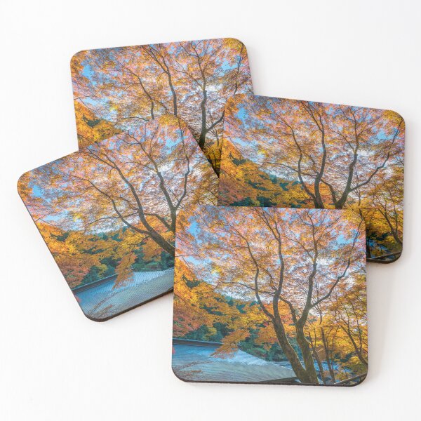 Item preview, Unique landscape photography of Fiery koyo at Otagi Nenbutsuji temple designed and sold by AvonPerception.
